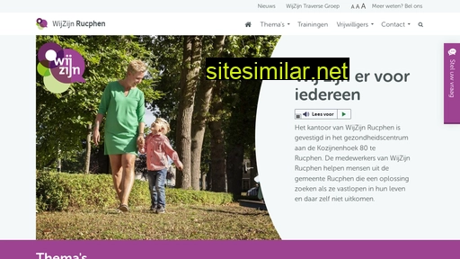 wijzijnrucphen.nl alternative sites