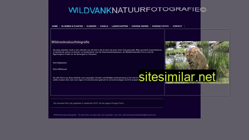 wildvanknatuurfotografie.nl alternative sites