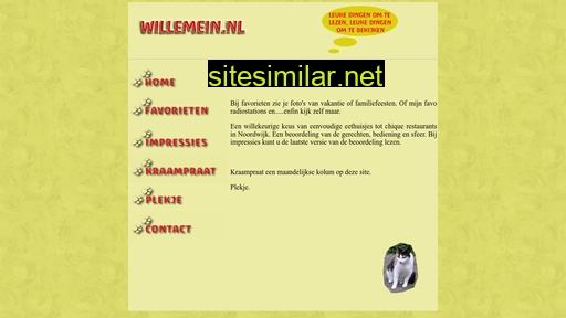 willemein.nl alternative sites