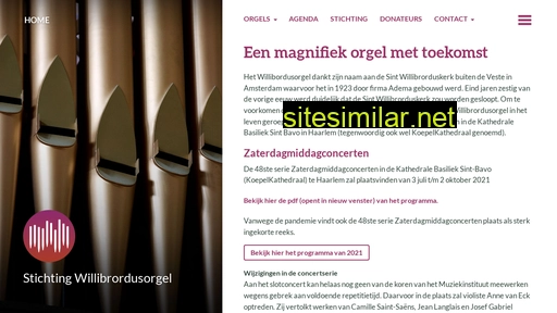 willibrordusorgel.nl alternative sites