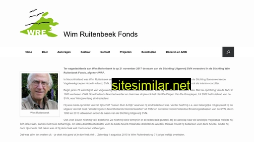 wimruitenbeekfonds.nl alternative sites