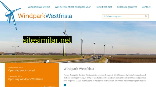 windparkwestfrisia.nl alternative sites