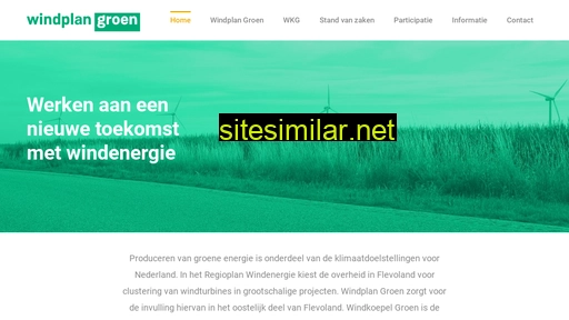 windplangroen.nl alternative sites