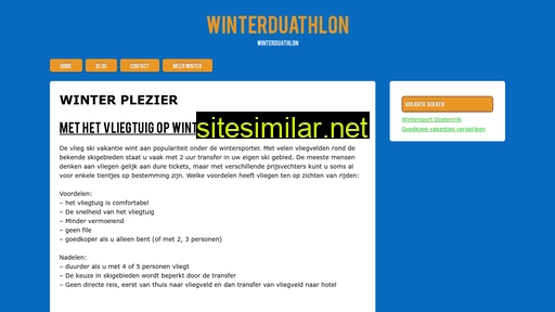 winterduathlon.nl alternative sites