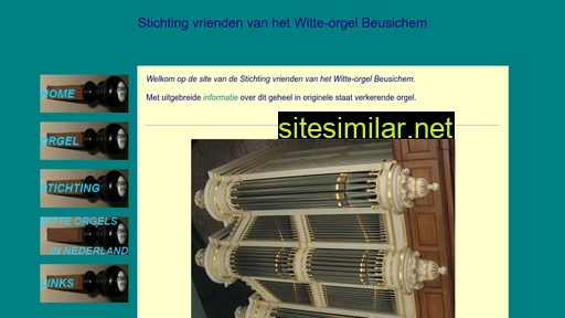 Witte-orgel similar sites