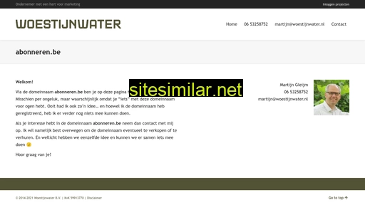 woestijnwater.nl alternative sites