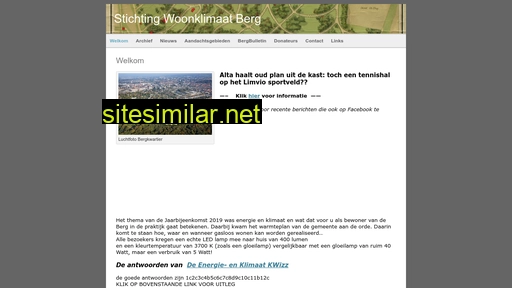 woonklimaatberg.nl alternative sites
