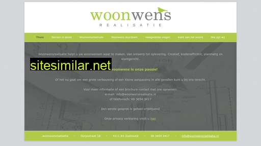 woonwensrealisatie.nl alternative sites