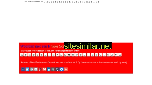 woordmeteenf.nl alternative sites