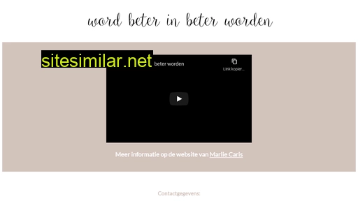 wordbeterinbeterworden.nl alternative sites