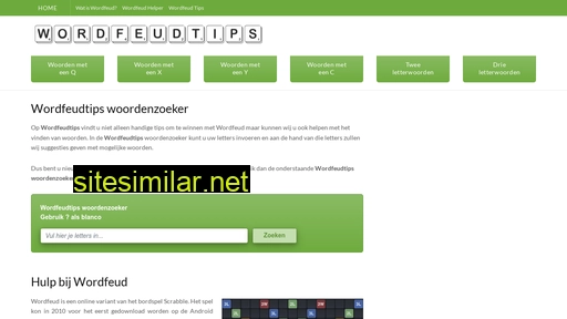 wordfeudtips.nl alternative sites