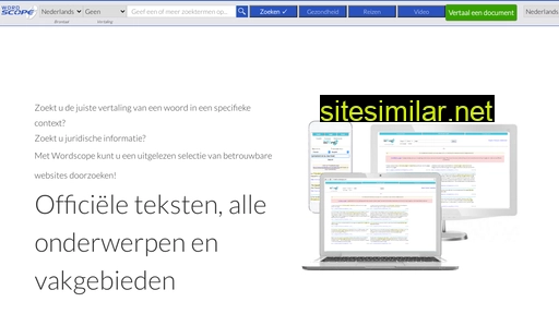 wordscope.nl alternative sites