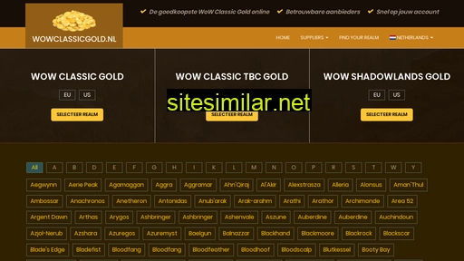 wowclassicgold.nl alternative sites