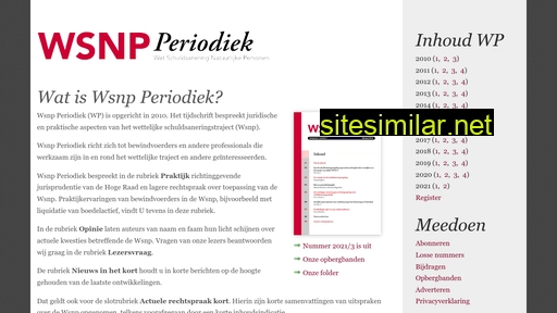 wsnp-periodiek.nl alternative sites