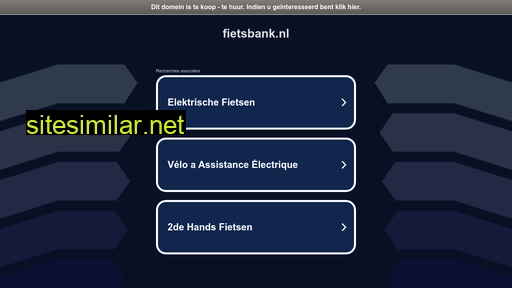 Fietsbank similar sites