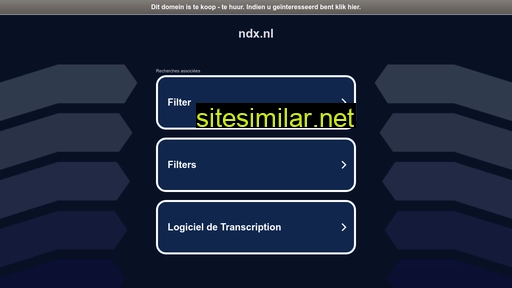 Ndx similar sites
