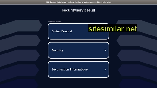 ww38.securityservices.nl alternative sites