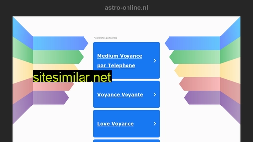 Astro-online similar sites