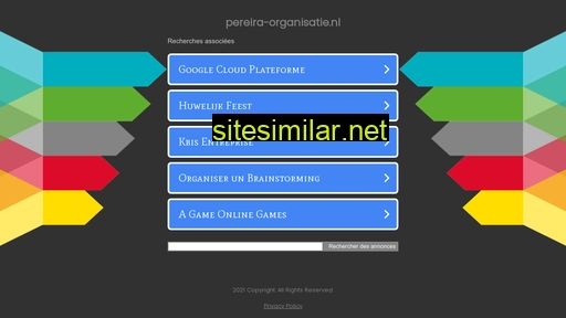 Pereira-organisatie similar sites