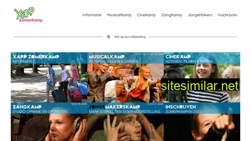 xappzomerkamp.nl alternative sites