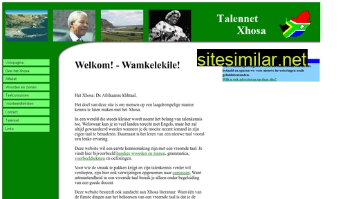 xhosa.nl alternative sites
