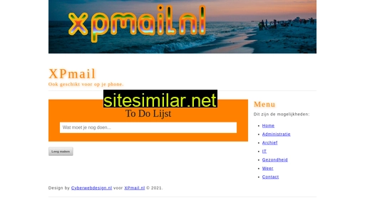 xpmail.nl alternative sites