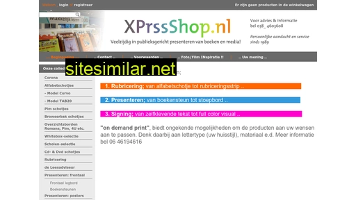 xprssshop.nl alternative sites