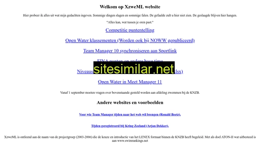 xzweml.nl alternative sites