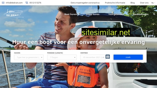 yachtcharterdedrait.nl alternative sites