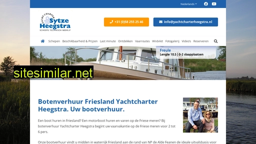 yachtcharterheegstra.nl alternative sites