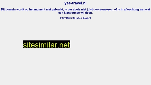 yes-travel.nl alternative sites