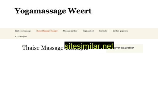 yogamassageweert.nl alternative sites