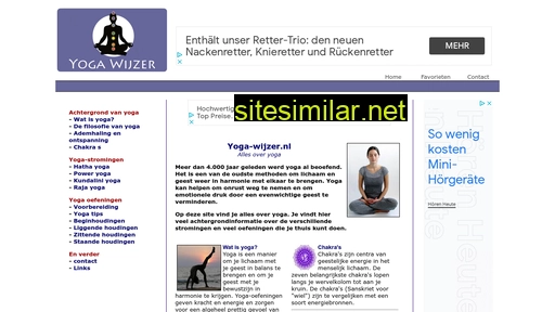 yoga-wijzer.nl alternative sites