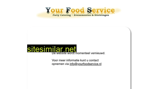 yourfoodservice.nl alternative sites