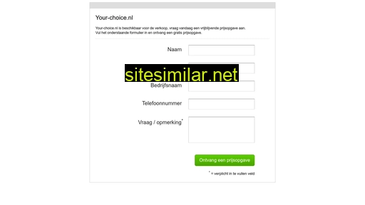 your-choice.nl alternative sites