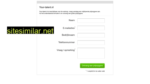 your-talent.nl alternative sites