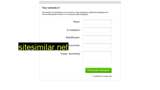 your-website.nl alternative sites