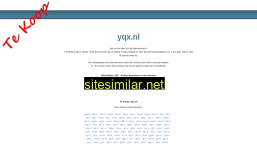 yqx.nl alternative sites
