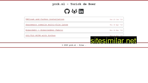 yrck.nl alternative sites