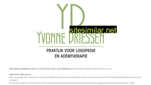Yvonnedriessen similar sites