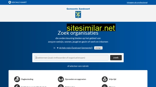 zandvoort.socialekaartnederland.nl alternative sites