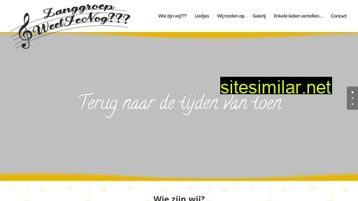zanggroep-weetjenog.nl alternative sites
