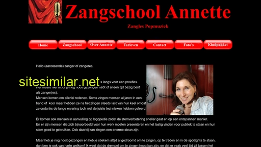 zangschoolannette.nl alternative sites