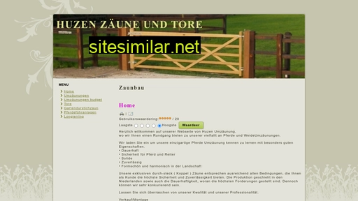 zaunbau.nl alternative sites