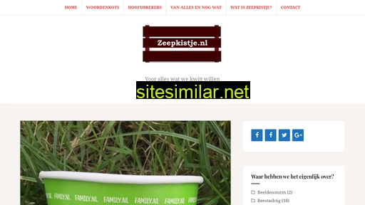 zeepkistje.nl alternative sites
