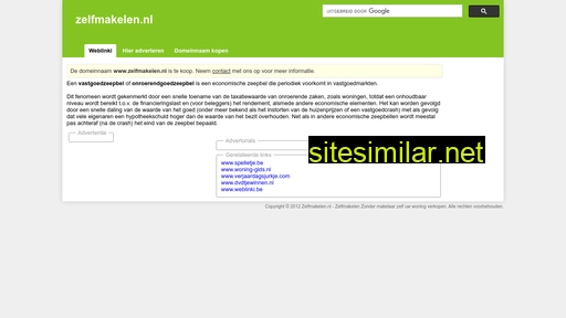 zelfmakelen.nl alternative sites