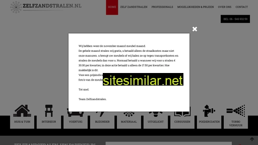 zelfzandstralen.nl alternative sites