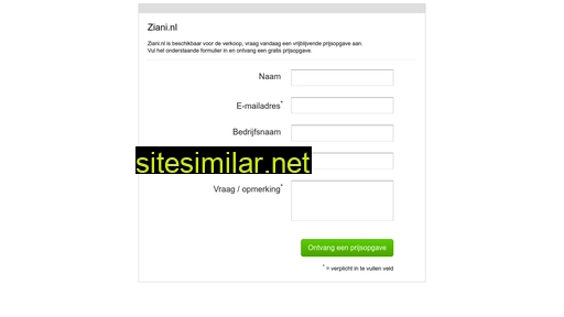 ziani.nl alternative sites