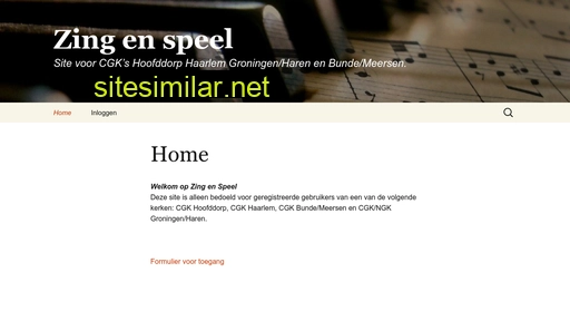 zingenspeel.nl alternative sites