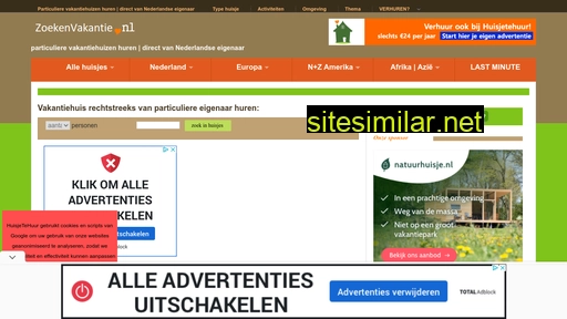 zoekenvakantie.nl alternative sites